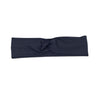 1 black lightweight Faux Knot fashion headband made with Zinc antimicrobial fabric. Soft and comfortable. Kills odor causing bacteria, fungus, and microbes