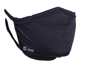 Contoured fit one layer mask.  Adjustable ear loops, flexible nose bridge, nylon jersey fabric made with Zinc antimicrobial technology.  Soft and comfortable.  Kills odor causing bacteria, fungus, and microbes.