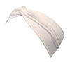 1 white fashion headband made with Zinc antimicrobial fabric.  Soft and comfortable.  Kills odor causing bacteria, fungus, and microbes.